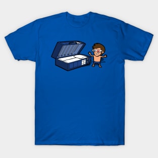 Tan In Style Funny Summer Cartoon For Sci-fi Fans T-Shirt